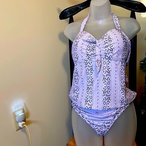 Women’s bathing suit, two piece lilac, and Kollar Jessica Simpson brand new